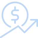 Growth in Sales Icon